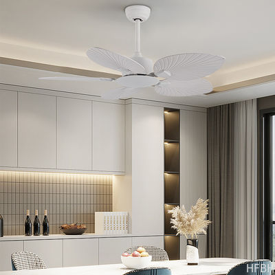 Vintage Style Black White Living Room Bedroom Decorative 5 ABS Blades Modern Remote Control Ceiling Fan