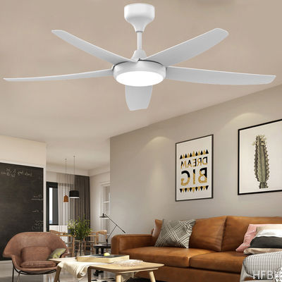 American LED Light Hanging Fan Lamp Simple Chandelier Living Room New Inverter Technology Modern Design Home Restaurant Plastic