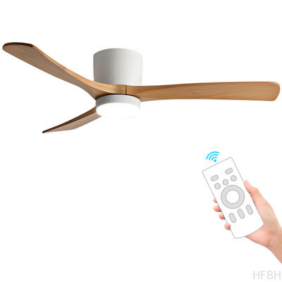Model 657 Modern Design Best Sell 3 Solid Wood Blades 42 52 Inches Ceiling Fan with Light