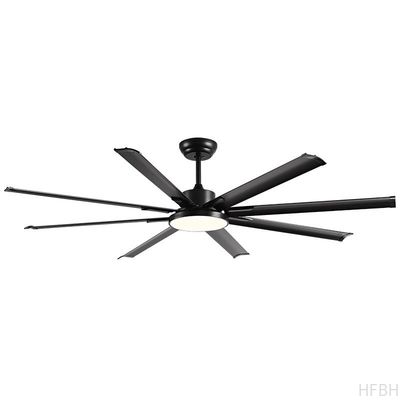 HFBH Ceiling Fan Venda Quente 84 Polegadas 5 Velocidades Remotas 8 Laminas De Aluminio Ventiladores De Teto De Controle