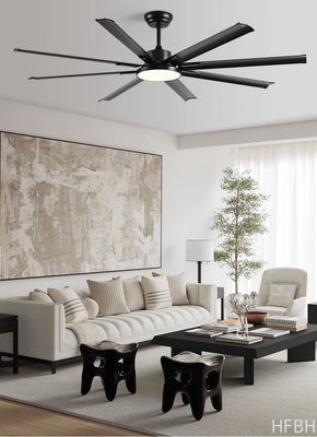 HFBH Ceiling Fan Venda Quente 84 Polegadas 5 Velocidades Remotas 8 Laminas De Aluminio Ventiladores De Teto De Controle