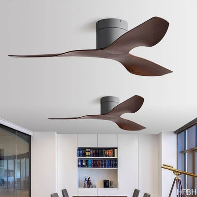 3 ABS Blades Ceiling Fan With All Copper Motor Remote Control 1-6 Gears Adjustable Wind Speed
