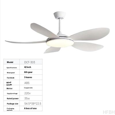 2025 New Modern LED Ceiling Fan Light Invisible Electric Fan Chandelier for Household Living Dining & Bedroom Wholesale Export