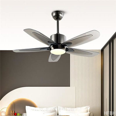 Modern Minimalist Tri-Color ABS Industrial Hanging Fan Light Big Wind AC Motor Remote Control Iron for Living Dining Room LED