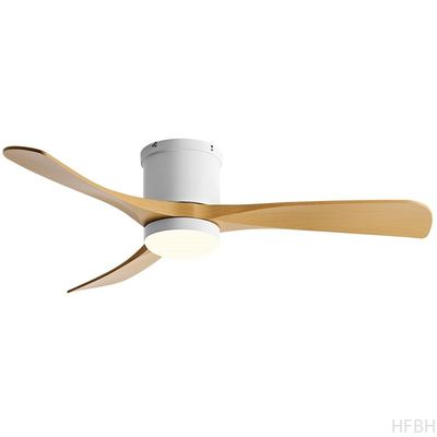 Elegant 46-Inch Scandinavian-Inspired Intelligent Remote-Controlled Ceiling Fan with Integrated Light