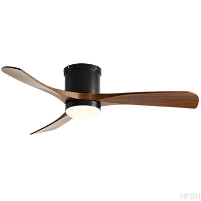 Elegant 46-Inch Scandinavian-Inspired Intelligent Remote-Controlled Ceiling Fan with Integrated Light