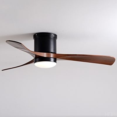 Elegant 46-Inch Scandinavian-Inspired Intelligent Remote-Controlled Ceiling Fan with Integrated Light