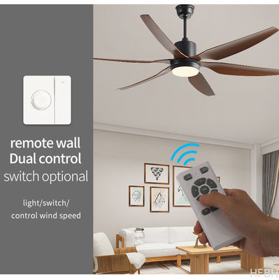 66 Inch Indoor Decorative Ceiling Fan With Led Light 3 Colour Change Fan With Light