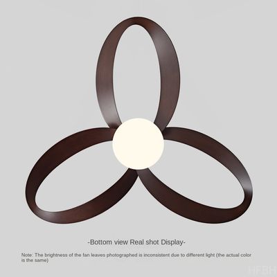 Moderner 3 Massivholz-LED-Decken ventilator mit fern gesteuerter Home-Fan-Leuchte für Schlafzimmer, Wohnzimmer und Lager,