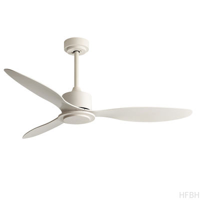 Moderner 42-Zoll-ABS-Deckenventilator mit schwarzen Holz blättern und weißer Motor fernbedienung ohne Lampe Wechselstrom motor