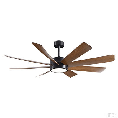 HFBH LED Decken ventilator Weiß 58 "High Airflow 8 Kunststoff klinge Großer Decken ventilator mit Fernbedienung
