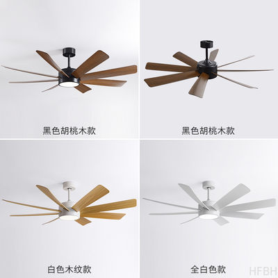 HFBH LED Decken ventilator Weiß 58 "High Airflow 8 Kunststoff klinge Großer Decken ventilator mit Fernbedienung