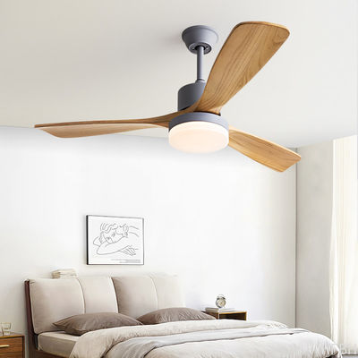 52 Zoll Nordic Low Floor Massivholz Decken ventilator mit Licht Raum dekor Ventilator Licht Schlafzimmer Esszimmer Wohnzimmer Decken ventilator