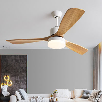 52 Zoll Nordic Low Floor Massivholz Decken ventilator mit Licht Raum dekor Ventilator Licht Schlafzimmer Esszimmer Wohnzimmer Decken ventilator