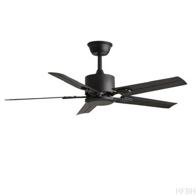 Fabrik Bestseller 42 Zoll 52 Zoll DC Big Fan Black Metal 3 Flügel Decken ventilator ohne Lichter