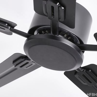 Fabrik Bestseller 42 Zoll 52 Zoll DC Big Fan Black Metal 3 Flügel Decken ventilator ohne Lichter
