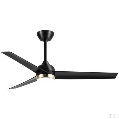 52-Zoll-Deckenventilator mit Licht und elektrischem Decken ventilator mit drei Wind geschwindigkeiten und leisem Kupfer motor Drei ABS-Flügel