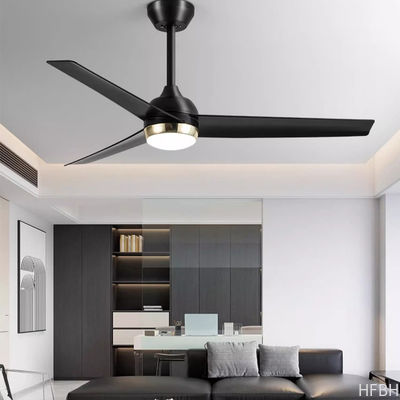 52-Zoll-Deckenventilator mit Licht und elektrischem Decken ventilator mit drei Wind geschwindigkeiten und leisem Kupfer motor Drei ABS-Flügel