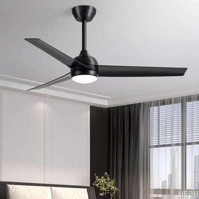 52-Zoll-Deckenventilator mit Licht und elektrischem Decken ventilator mit drei Wind geschwindigkeiten und leisem Kupfer motor Drei ABS-Flügel