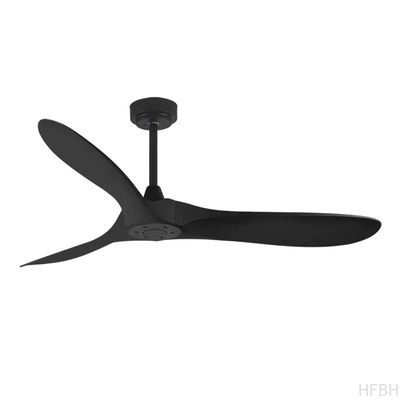 HFBH Model 666 42 Inch Black White Wood ABS Blade Modern Ceiling Fan