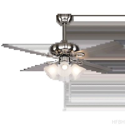 HFBH Model 291 48'' Metal Blade Chrome Nickel Color Classic US Design Fan Light