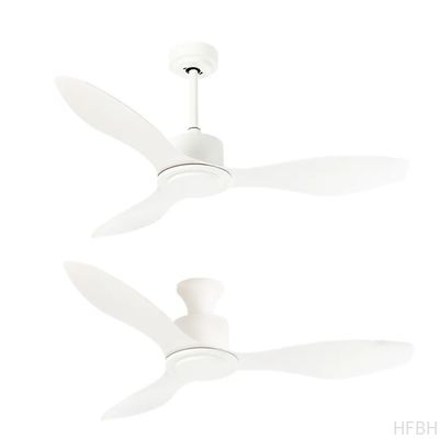 HFBH Model 630 Modern Design 48 Inch Ceiling Fan with White ABS Blade