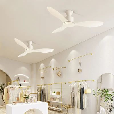 HFBH Model 630 Modern Design 48 Inch Ceiling Fan with White ABS Blade