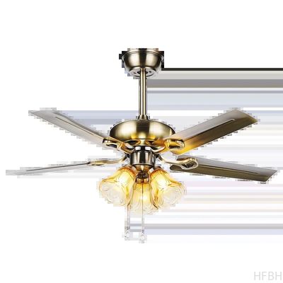 HFBH Model 291 48'' Metal Blade Chrome Nickel Color Classic US Design Fan Light