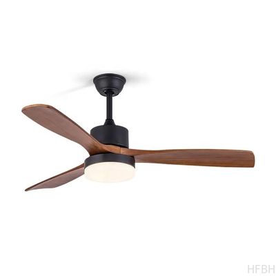 Nordic Decor Forward Reverse 3 Blades Ceiling Fan Light With Remote Control Wooden 42 Inch