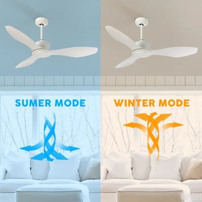 Domestic ABS Fan 3 Blades 42 Inches Remote Control Frequency Conversion Ceiling Fan