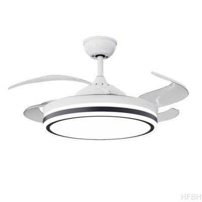 42-Inch Modern Simple LED Fan Lamp with for Bluetooth Frequency Conversion 110V-220V Wide Pressure for Living Room