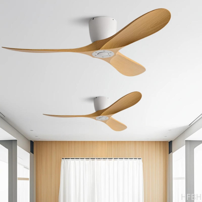 HFBH Propeller 52 Inch Smart Ceiling Fan with Light and Remote Control