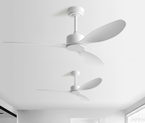 White Outdoor Ceiling Fan Plastic Blade Dc Motor Smart Waterproof Ceiling Fan with Remote Control