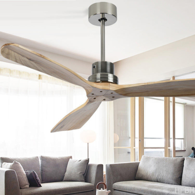 Ceiling Fan Modern Wooden Dc Motor Ceiling Fan with Remote