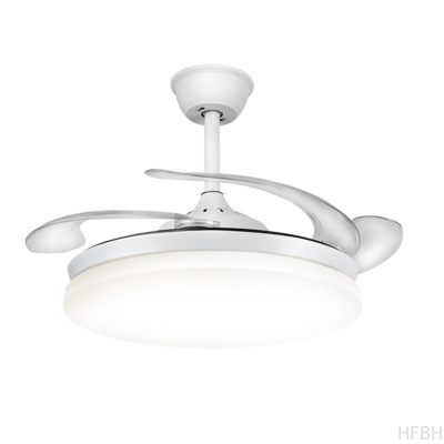 Bedroom 42 Inch Indoor Decorative Fandelier Remote Control Smart Bldc Modern Led Ceiling Fan with Light