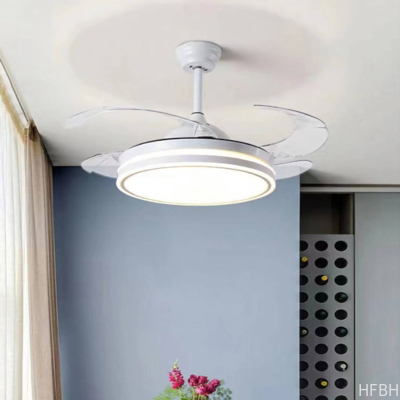 Bedroom 42 Inch Indoor Decorative Fandelier Remote Control Smart Bldc Modern Led Ceiling Fan with Light