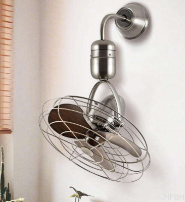16-Inch High-Speed Wall-Mounted Ceiling Fan With Remote Control Plywood 3 Blades For Entrance Halls Living Rooms Hotels