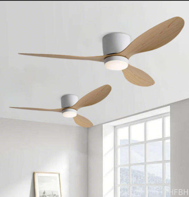 Silent DC Motor 3 ABS Reversible Blades Black And White Styles 42 Inches 6 Speed Indoor Ceiling Fan