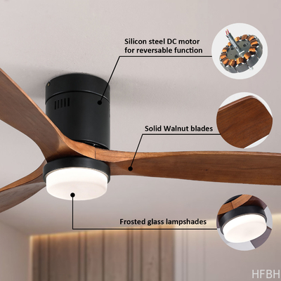American Style Vintage Decorative Fan Ceiling 220v Winding Powered Ceiling Fan With Light