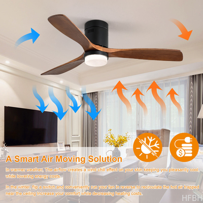 American Style Vintage Decorative Fan Ceiling 220v Winding Powered Ceiling Fan With Light