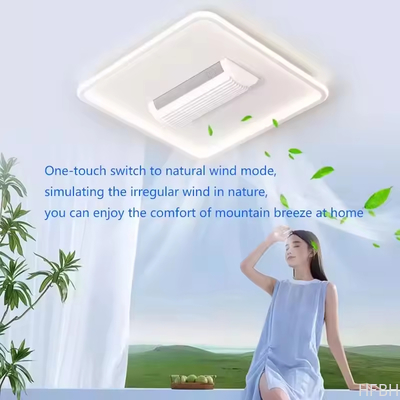 Modern Luxury Decorate Room or Hotel Ceiling Fan Light Recessed Smart LED Ceiling Fan Lamp With Remote Control