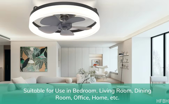 Modern Dimmable Led Fan Ceiling Light Led Remote Control