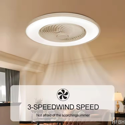 Luxurious 48W RGB LED Ceiling Fan Smart Light Modern Remote App Wi-Fi / Music Control Modern Ceiling Fan LED