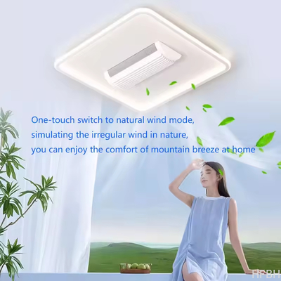 Three Color Strong Wind Anti Flicker No Blades Living Room Bedroom Dining Room Remote Control Silent Fan Light