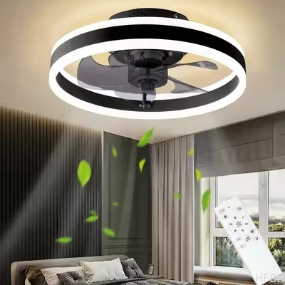 Factory Supply Modern Simple Fan Light for Bedroom Mute Ceiling Fan Light with ABS Material