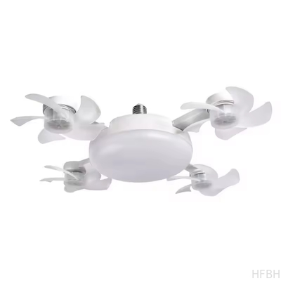 Shaped Fan Lamp Socket Fan Light with Remote Control Ceiling Fan with Light E27 Ceiling Drone Light for Home