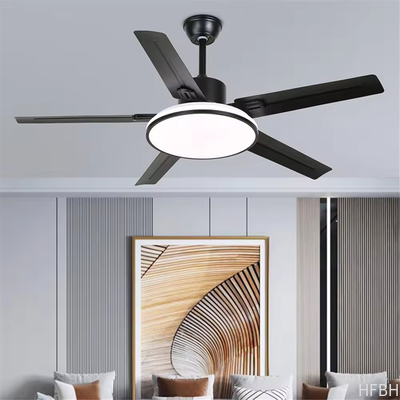 Modern LED Fan Light Luxury Living Room Restaurant Bedroom Hotel Villa Ceiling Fan With Light Remote Electric Fan With Light
