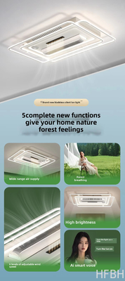 Ceiling Fan with Light Remote Control for Bedroom Livingroom Dining Eye Protection Silent Fans Lights