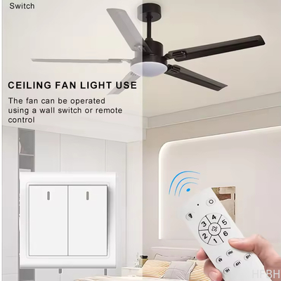 3 Colors LED Ceiling Fan Lights Cooling Fan for Effective Cooling