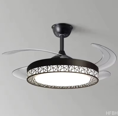 Energy-Saving Golden Recessed Ceiling Fan Lights for Easy Ceiling Installation